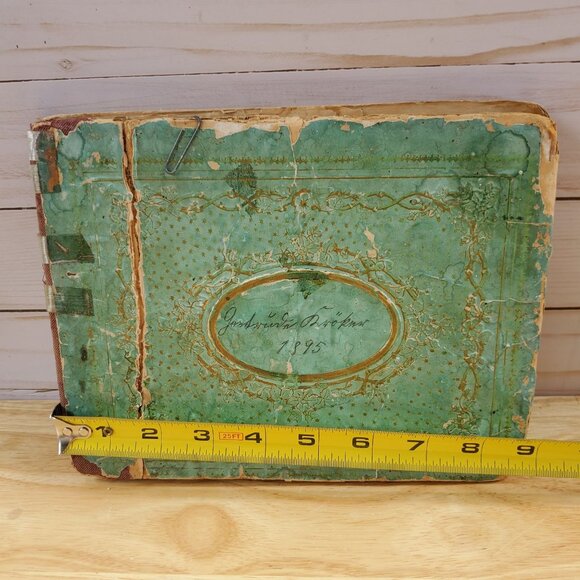 1895 German Songbook Antique Condition Fragile Historical Musical Manuscript - Picture 9 of 11